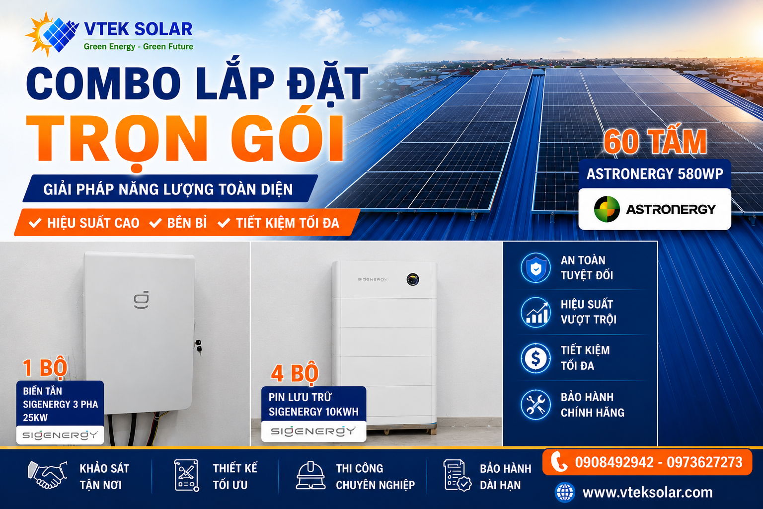 điện măt trời trọn gói hà nội