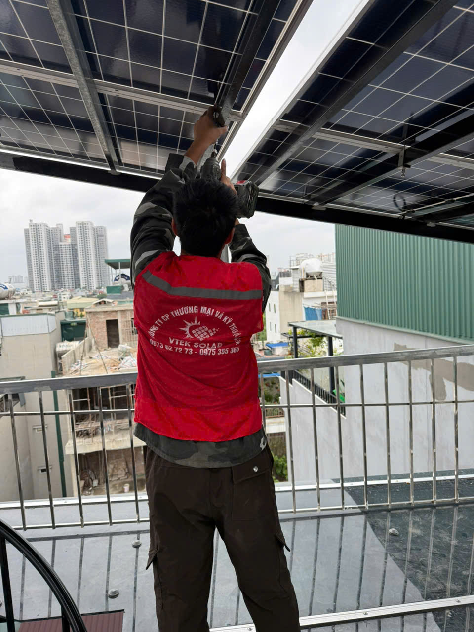 vtek solar lắp đặt trọn gói điện mặt trời