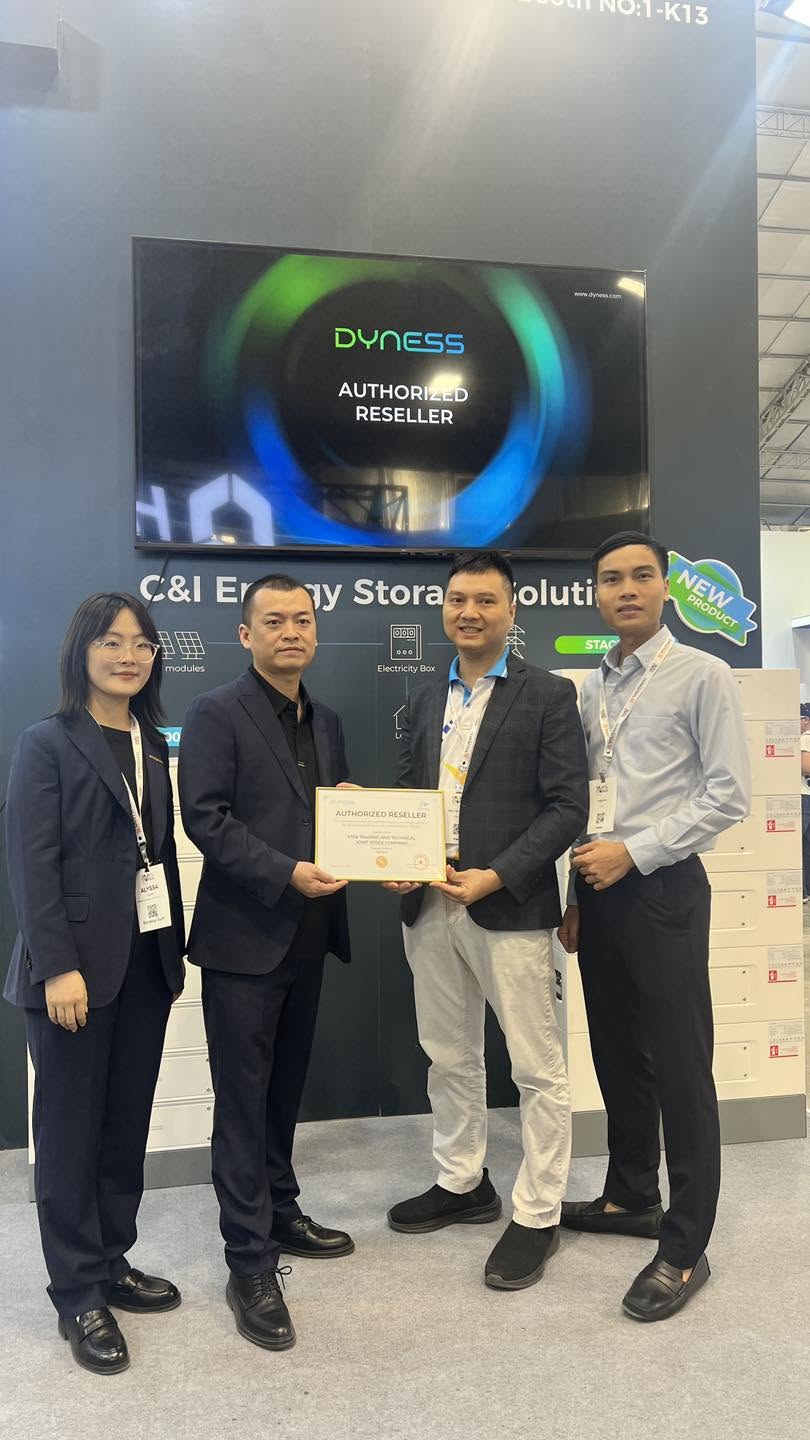 VTEK SOLAR tham gia Solar & Storage Live Vietnam 2026 cùng Solis và Dyness