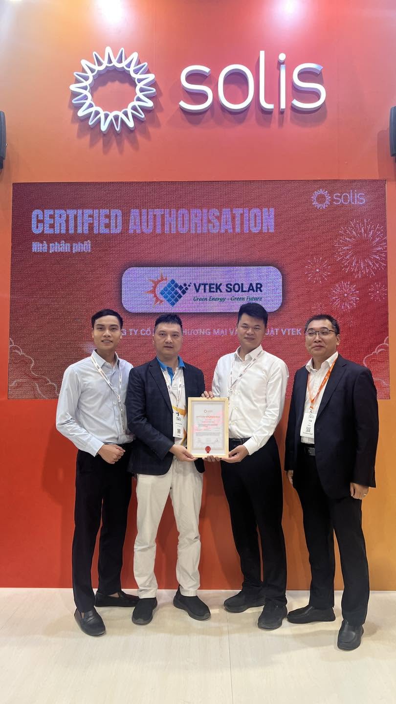 VTEK SOLAR tham gia Solar & Storage Live Vietnam 2026 cùng Solis và Dyness