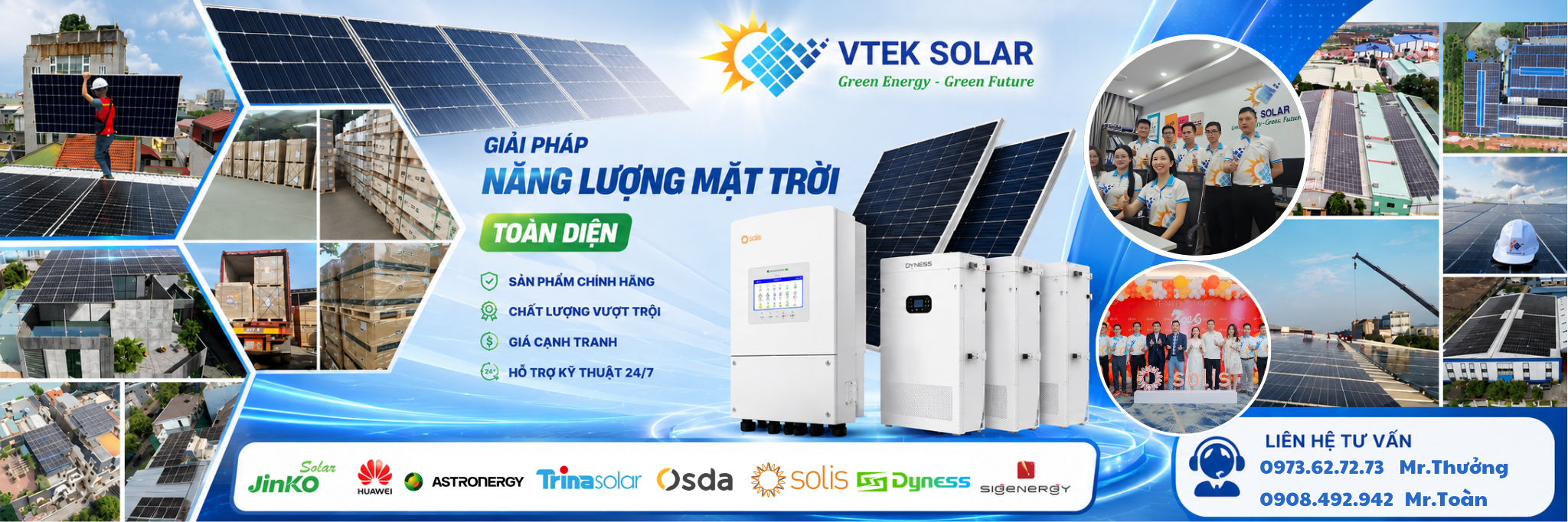Nhà phân phối vật tư năng lượng mặt trời